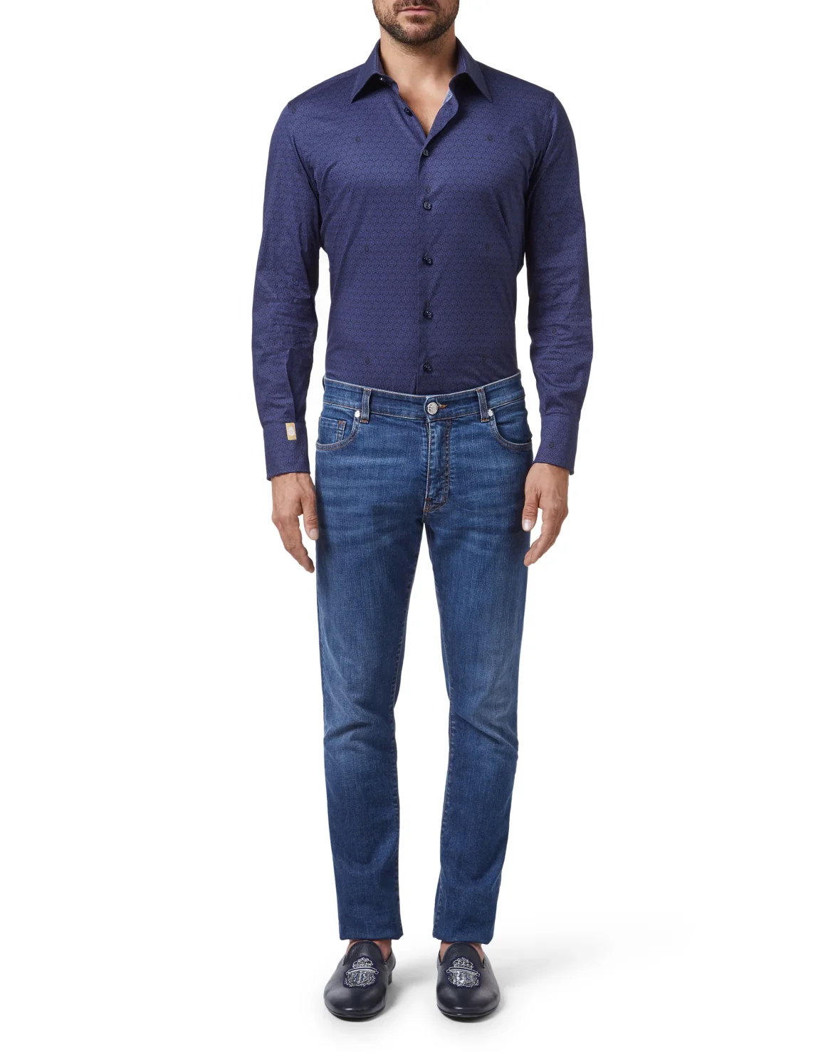 Shirt Silver Cut LS/Milano Lion, цвет: Синий