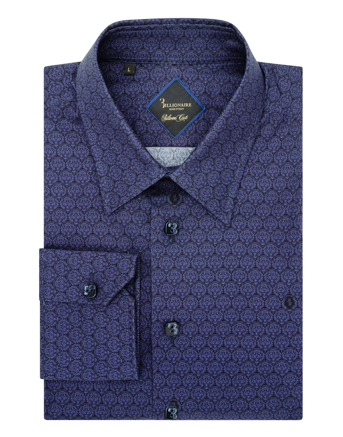 Shirt Silver Cut LS/Milano Lion, цвет: Синий