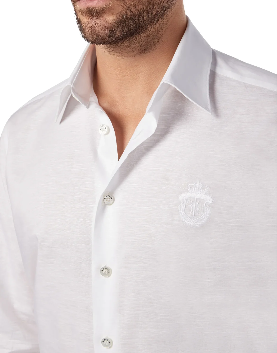 Shirt Silver Cut LS/Milano Crest, цвет: Белый