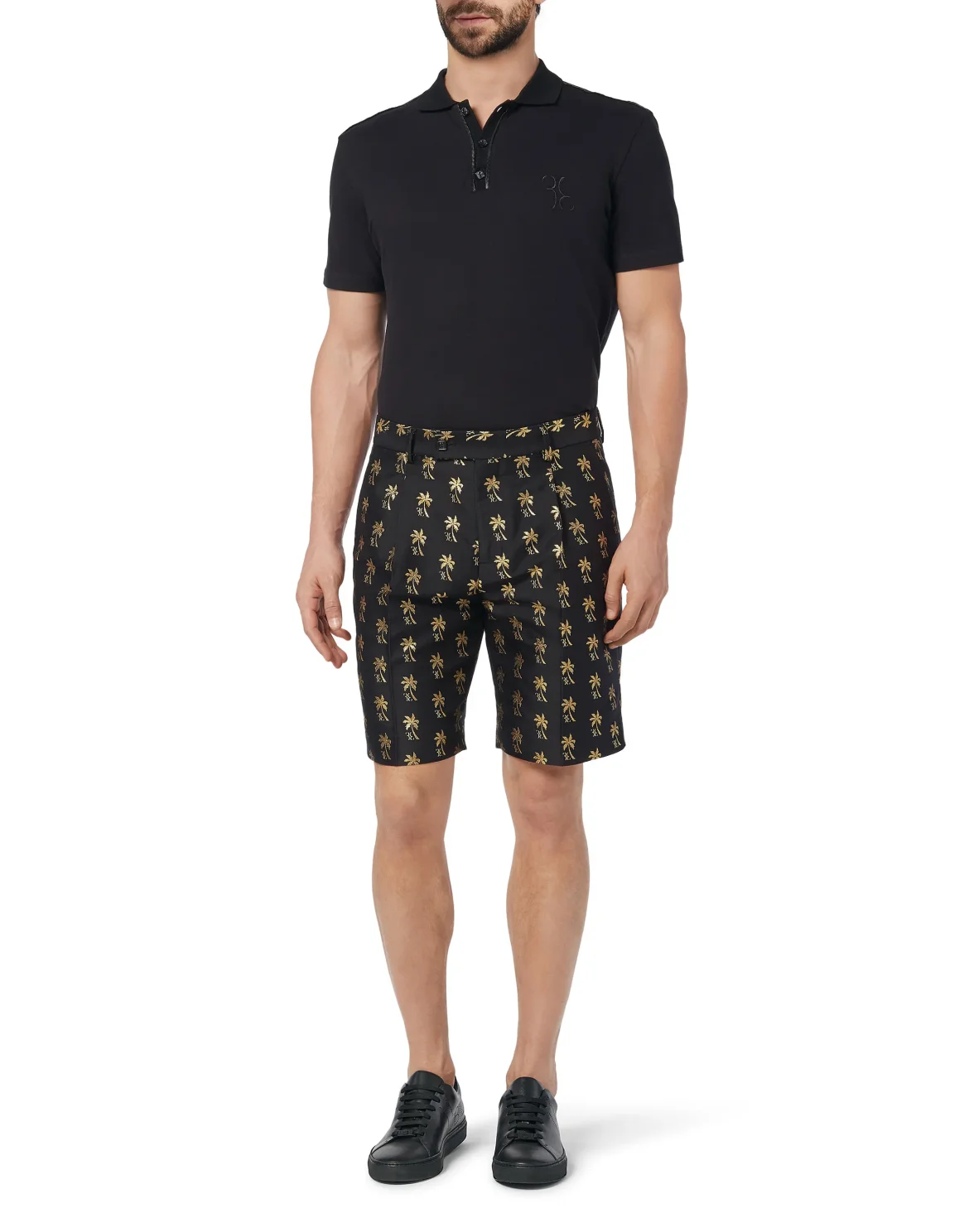 Short Trousers Slim Fit FS Palms, цвет: Черный