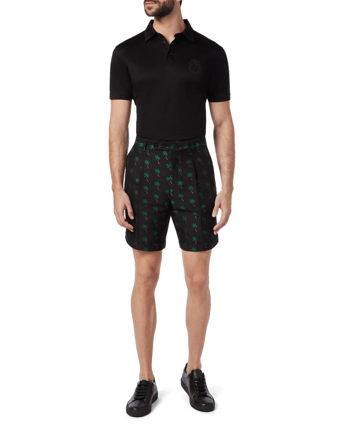 Short Trousers Slim Fit FS Palms, цвет: Черный
