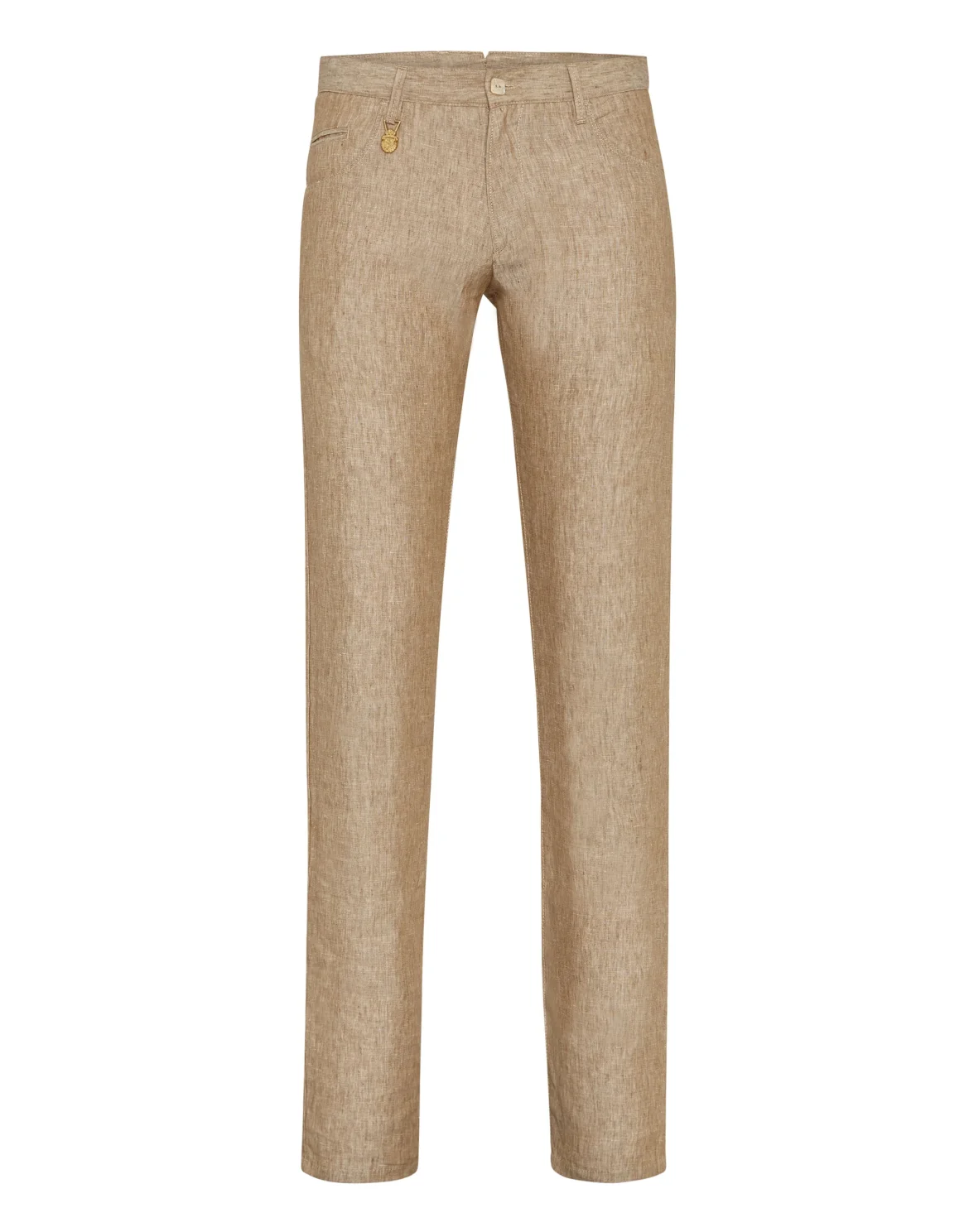 Slim Trousers Crest, цвет: Бежевый