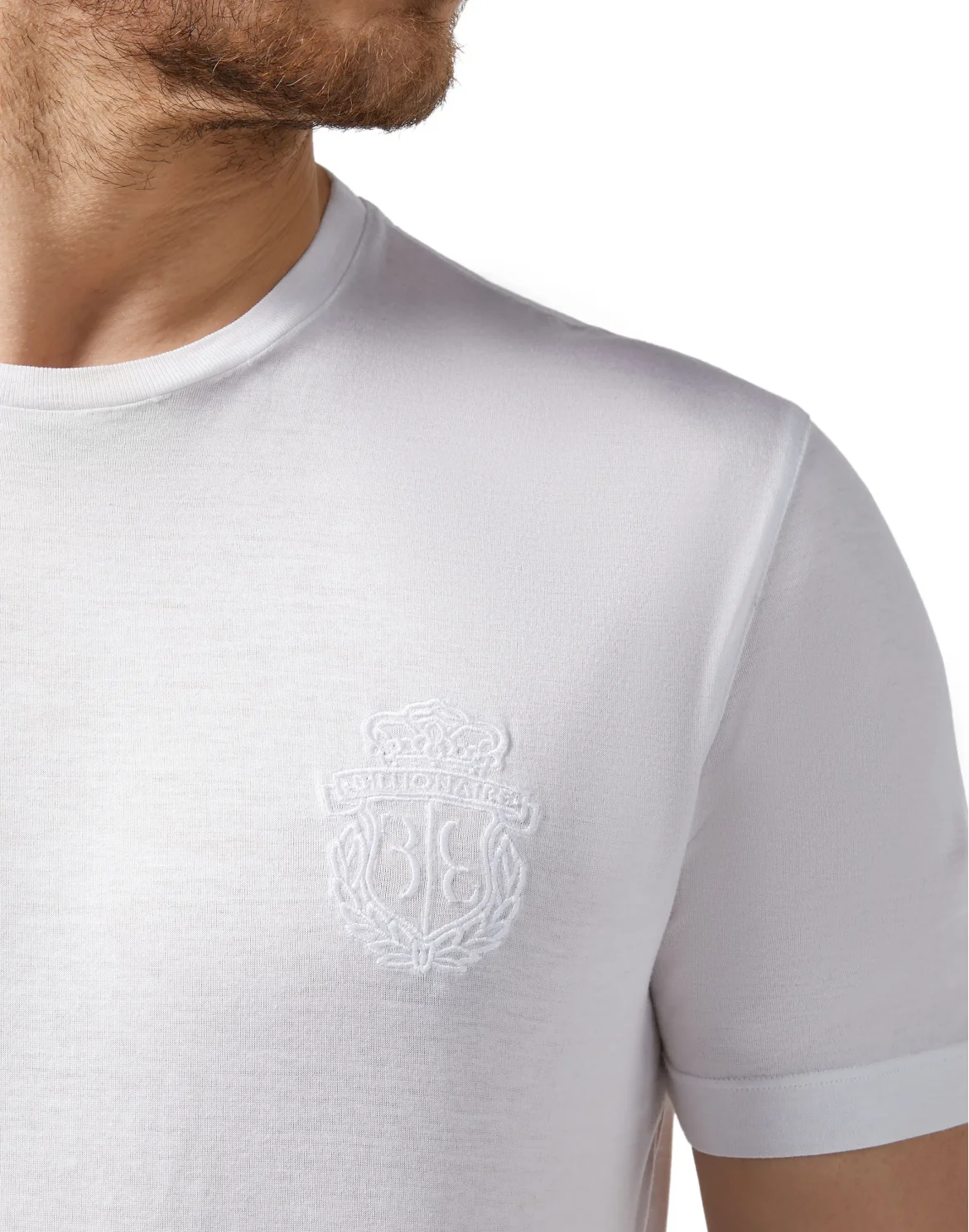 T-shirt Round Neck SS Crest, цвет: Белый
