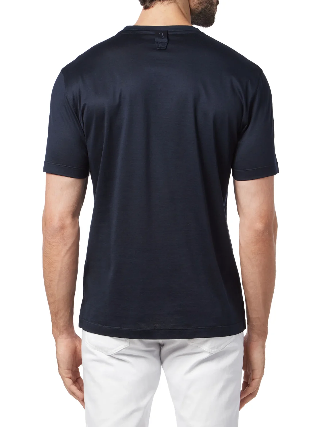 T-shirt V-Neck SS Crest, цвет: Синий