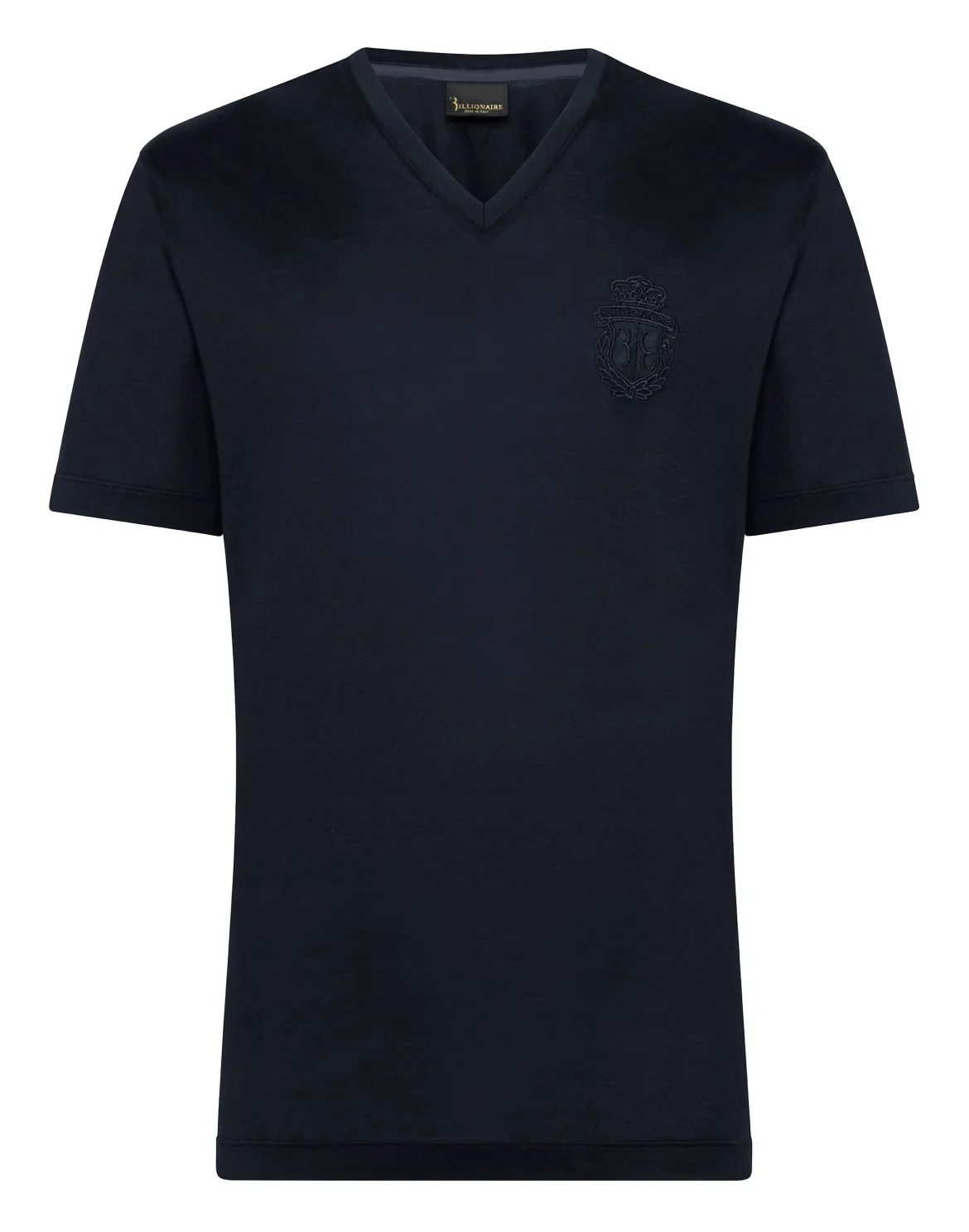 T-shirt V-Neck SS Crest, цвет: Синий