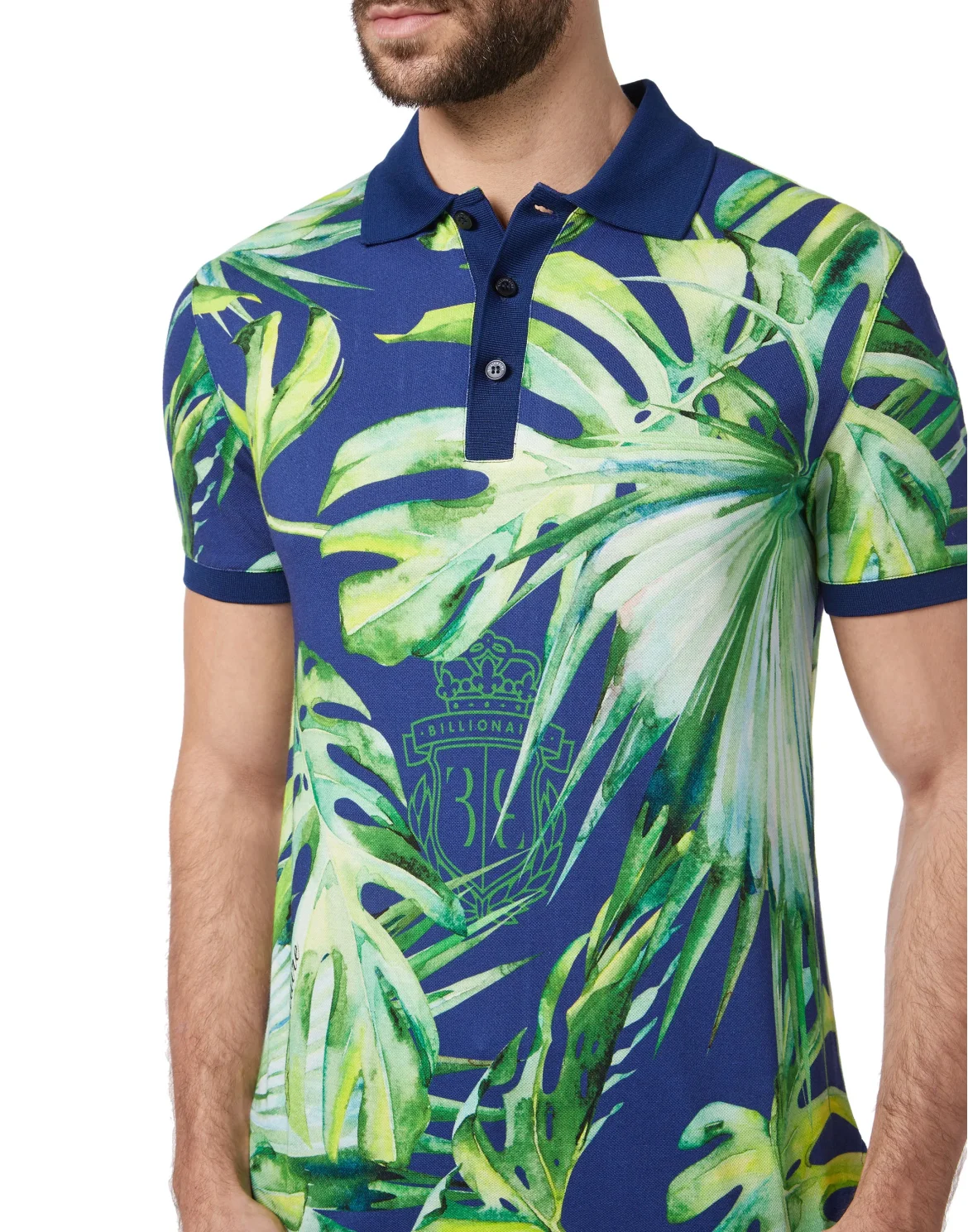 Polo shirt SS Palms, цвет: Синий