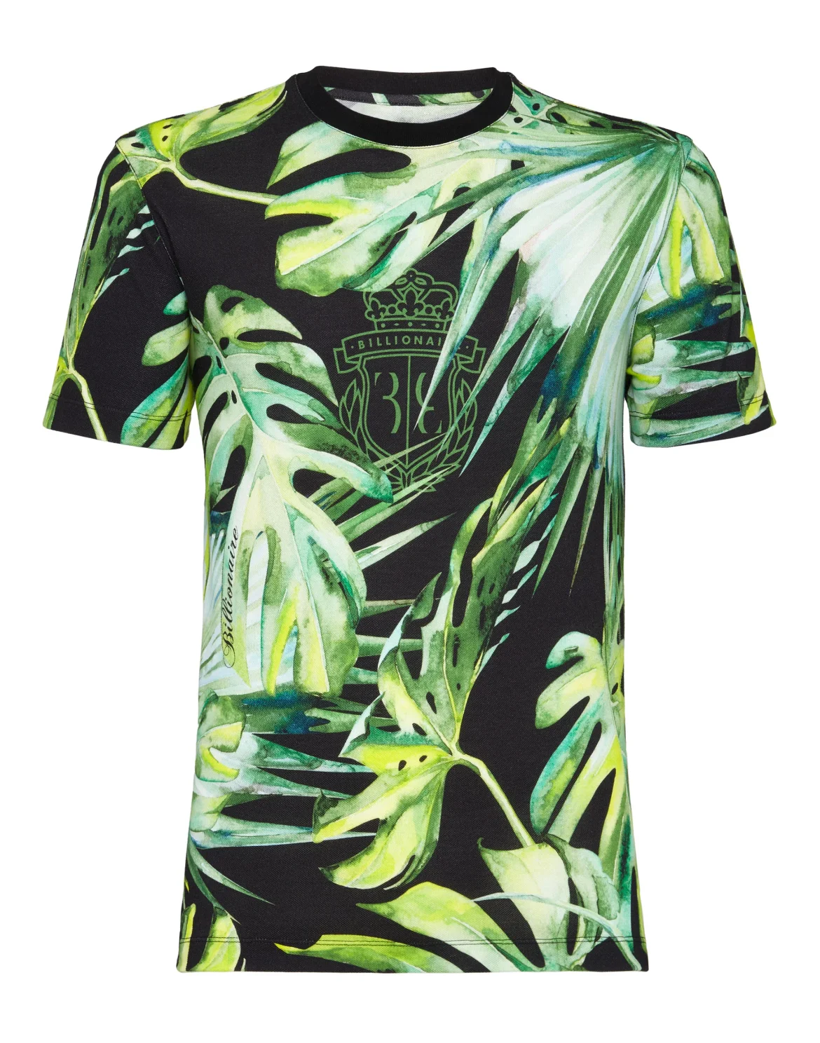 T-shirt Round Neck SS Palms, цвет: Черный