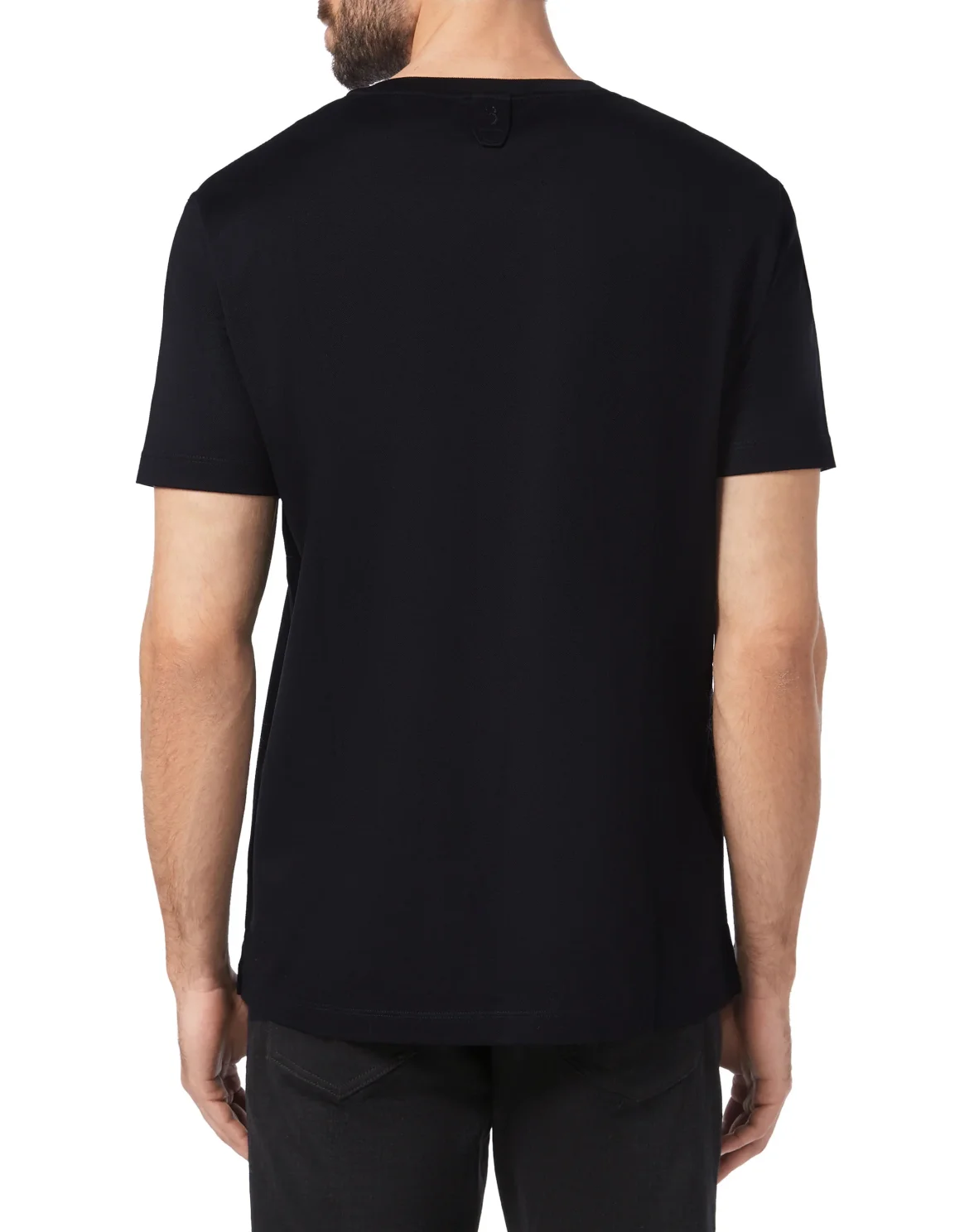 T-shirt V-Neck SS Crest, цвет: Черный