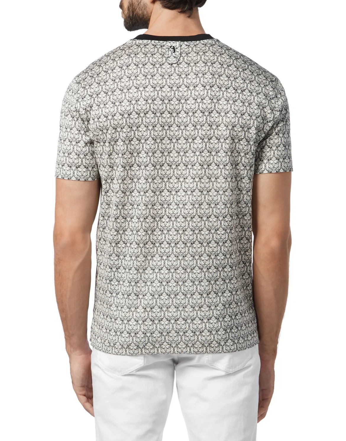 T-shirt V-Neck SS Lion, цвет: Белый
