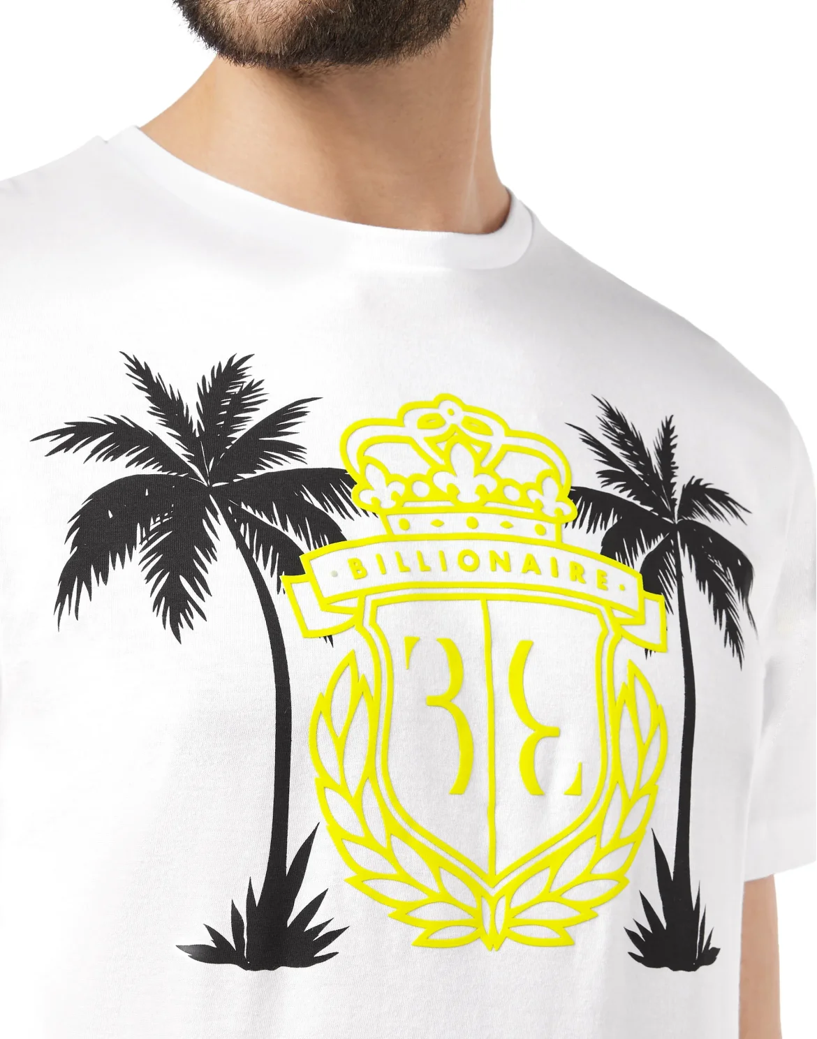 T-shirt Round Neck SS Palms, цвет: Белый