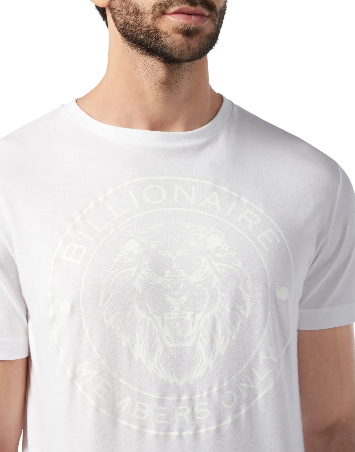 T-shirt Round Neck SS Lion, цвет: Белый