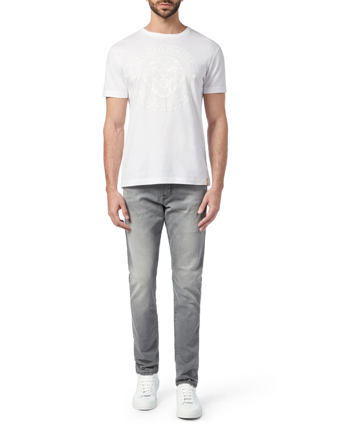 T-shirt Round Neck SS Lion, цвет: Белый