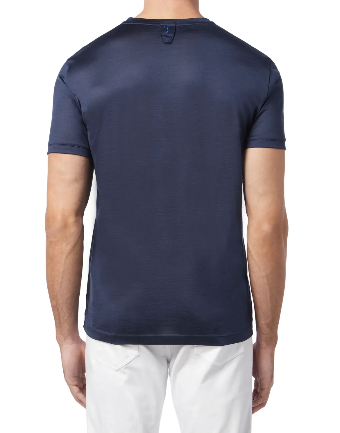 T-shirt V Neck SS Crest, цвет: Синий