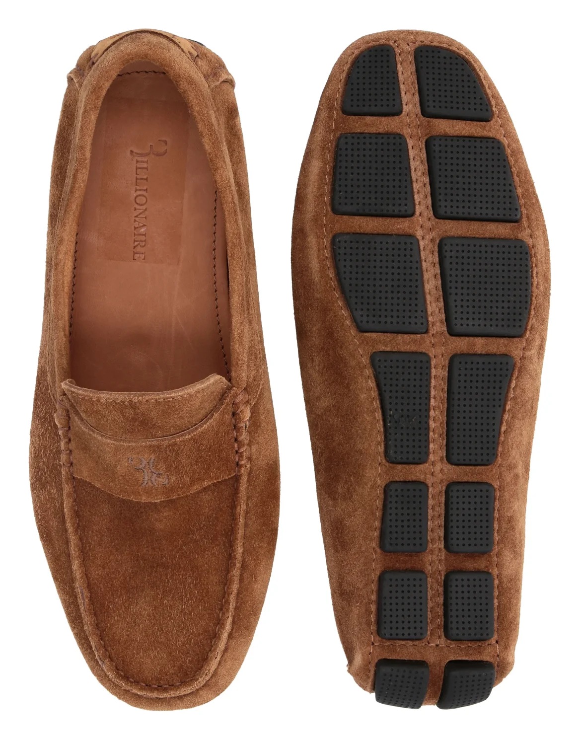 Moccasin Double B, цвет: Коричневый