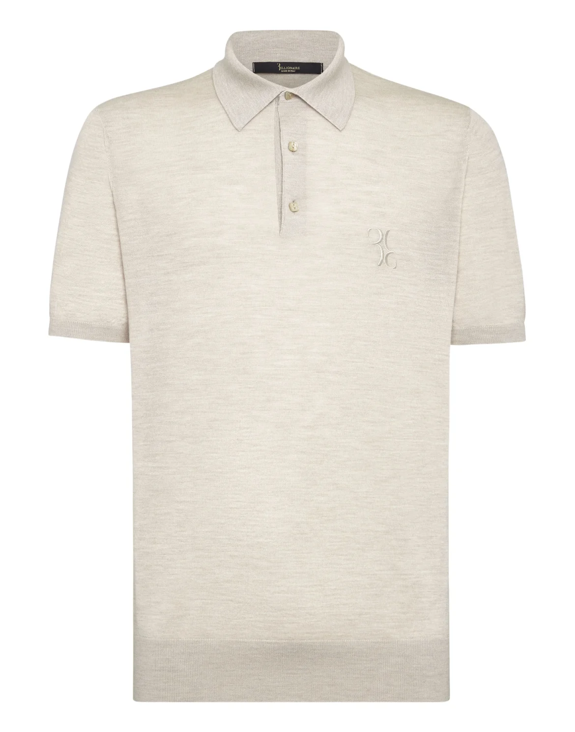 Pullover Polo-Neck SS Double B, цвет: Бежевый