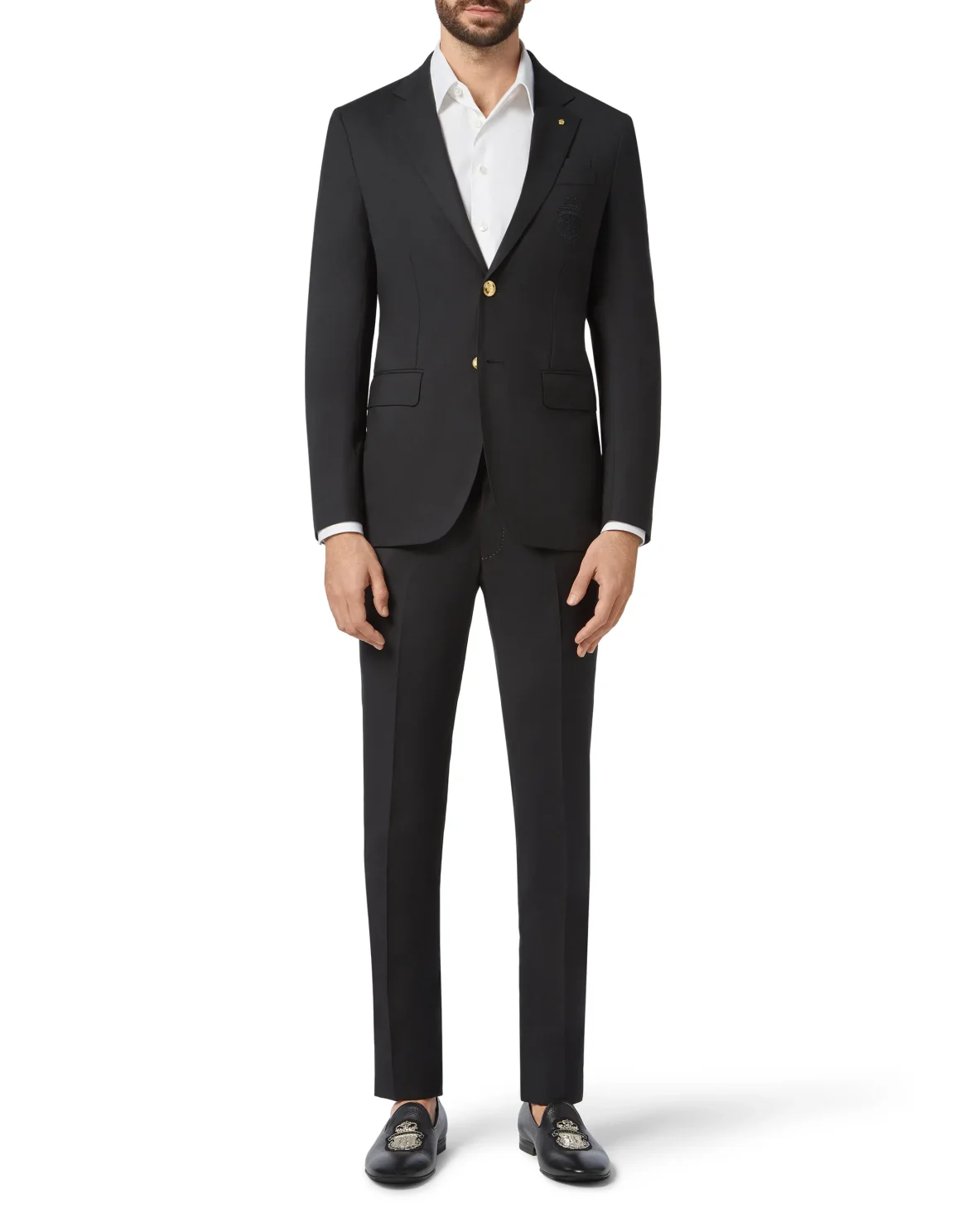 Blazer Super Slim Fit Crest, цвет: Черный