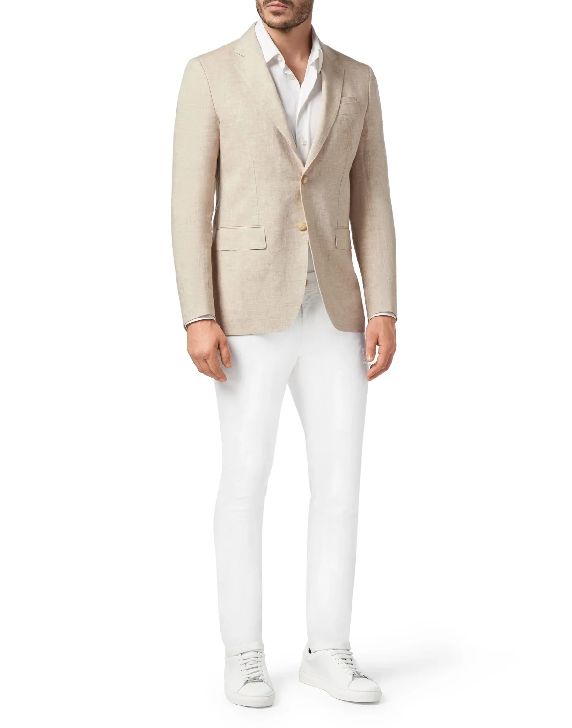 Blazer Super Slim Fit Double B, цвет: Бежевый