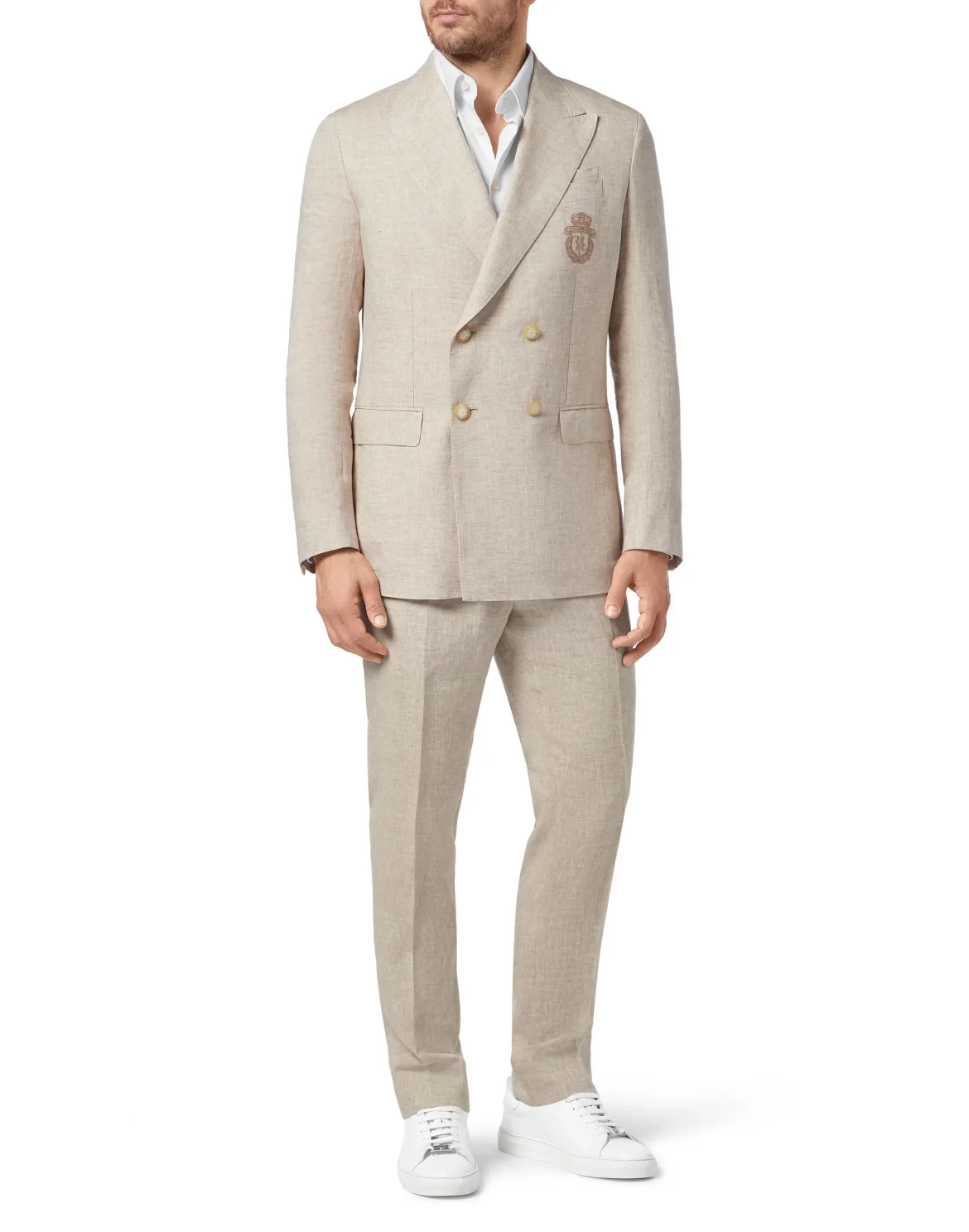 Blazer Tailored Fit Crest, цвет: Бежевый