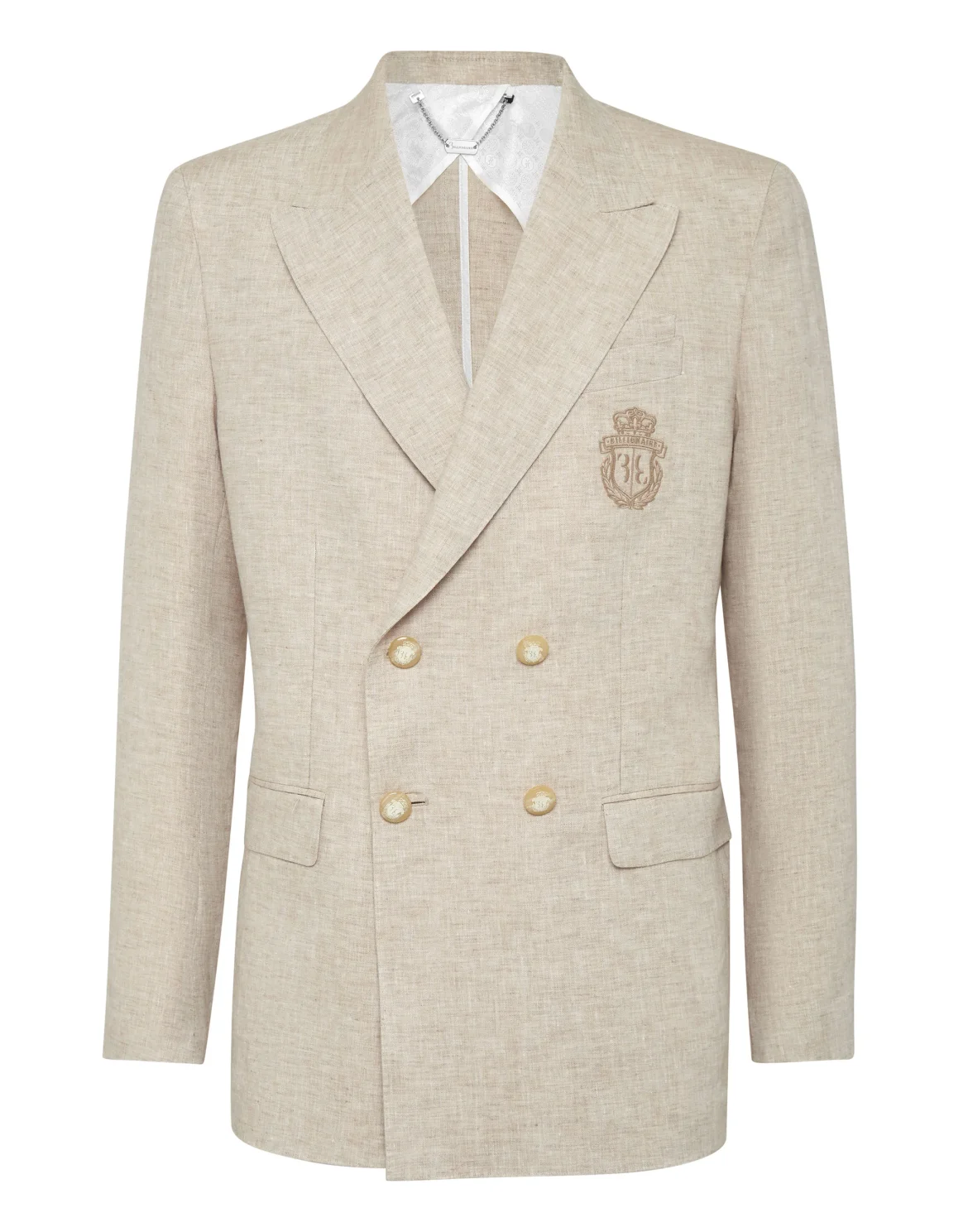 Blazer Tailored Fit Crest, цвет: Бежевый
