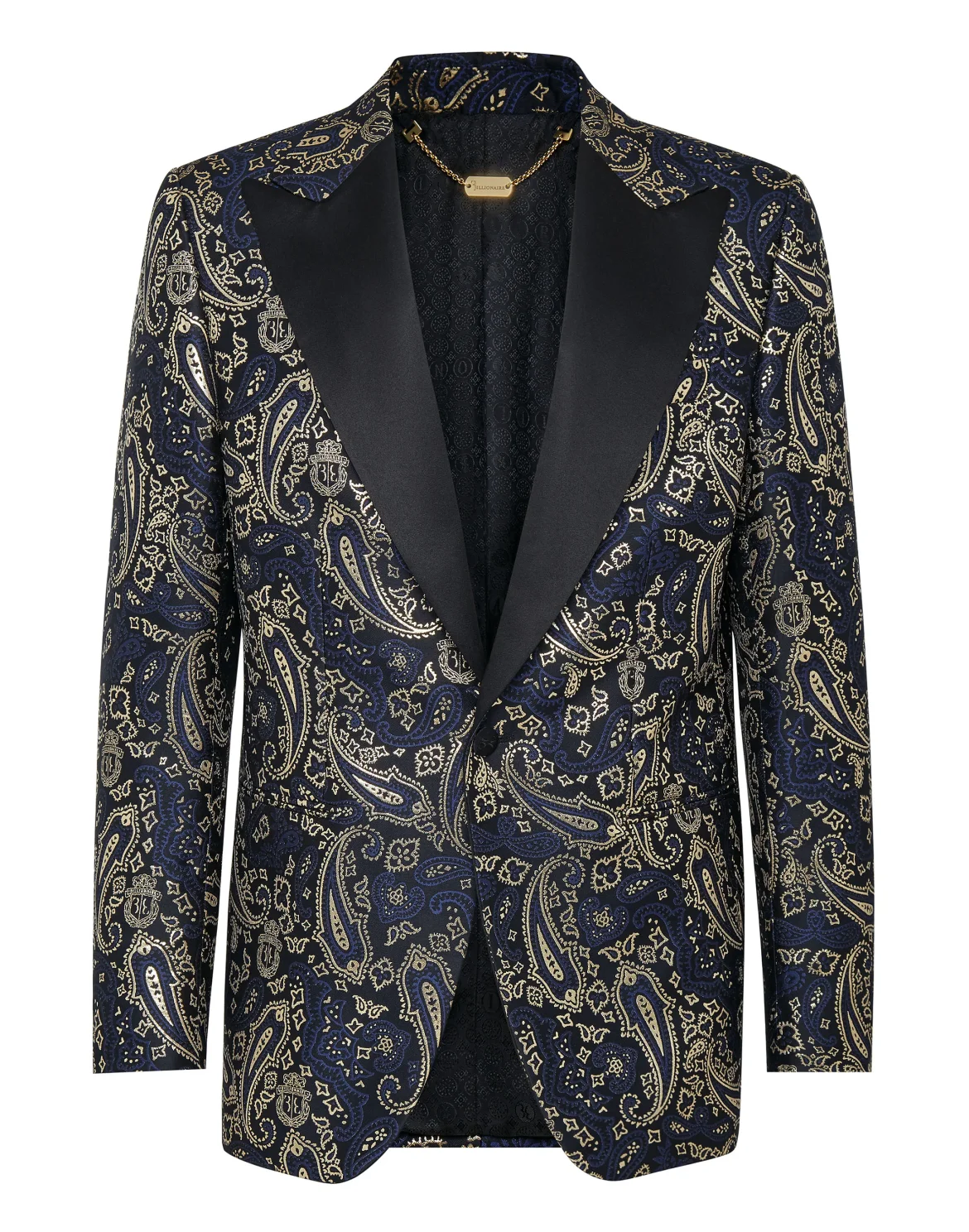 Blazer Super Slim Fit Paisley, цвет: Золотой