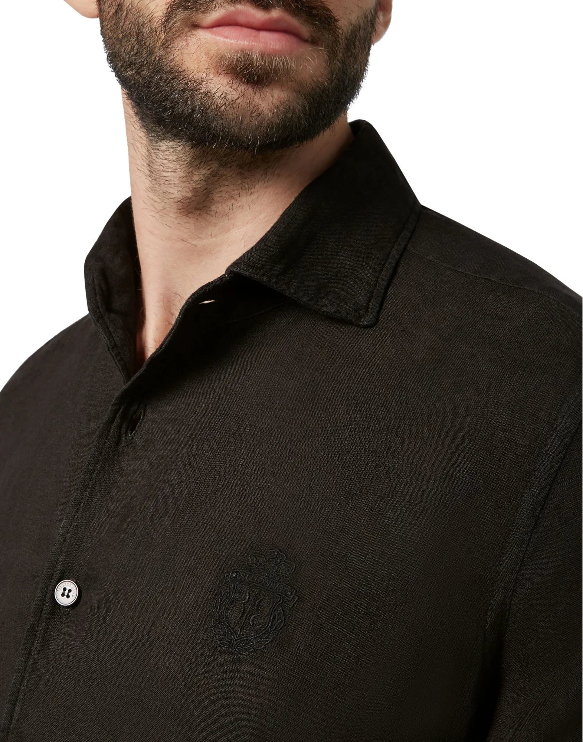 Shirt LS Crest, цвет: Черный