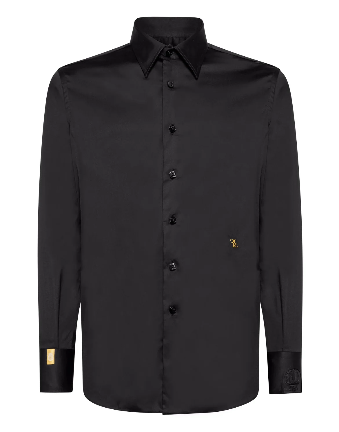 Shirt Silver Cut LS/Milano Double B, цвет: Черный