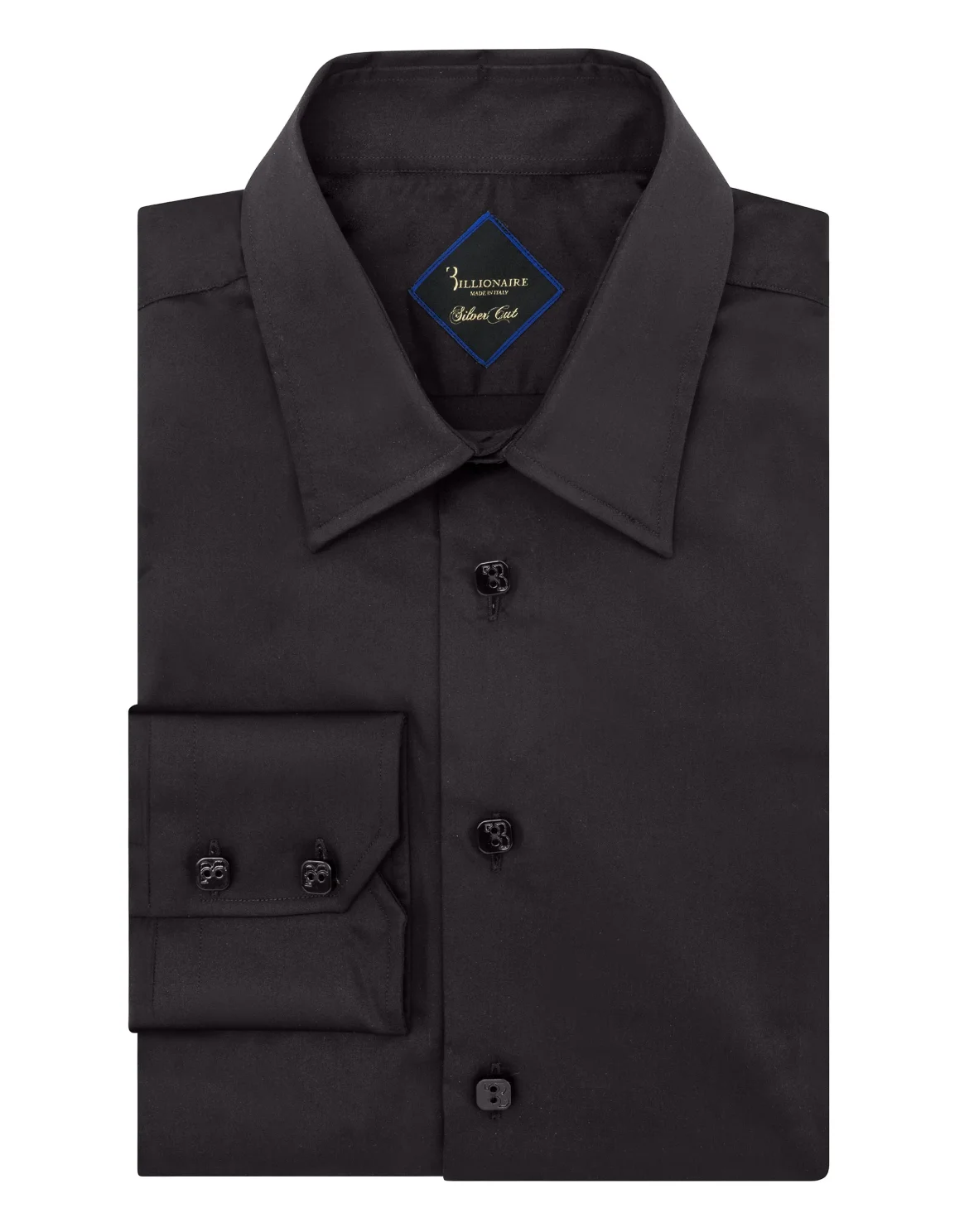 Shirt Silver Cut LS/Milano Double B, цвет: Черный