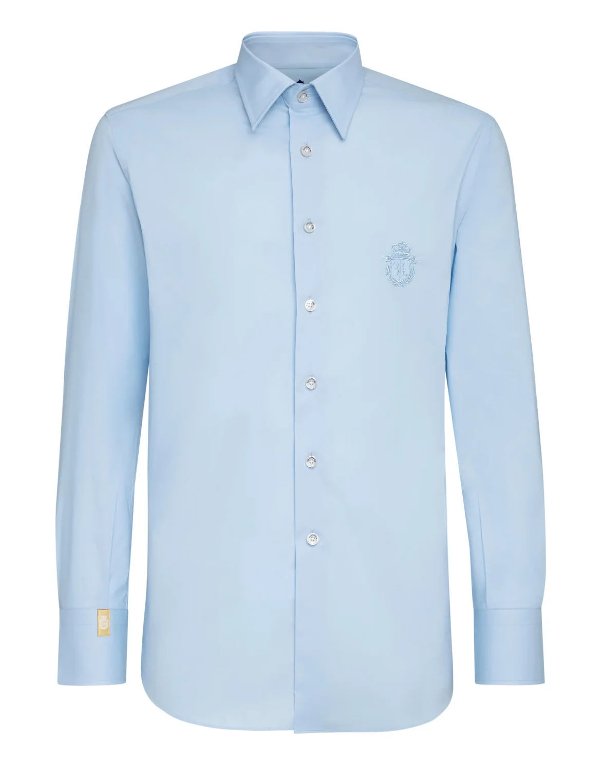 Shirt Silver Cut LS/Milano Crest, цвет: Голубой