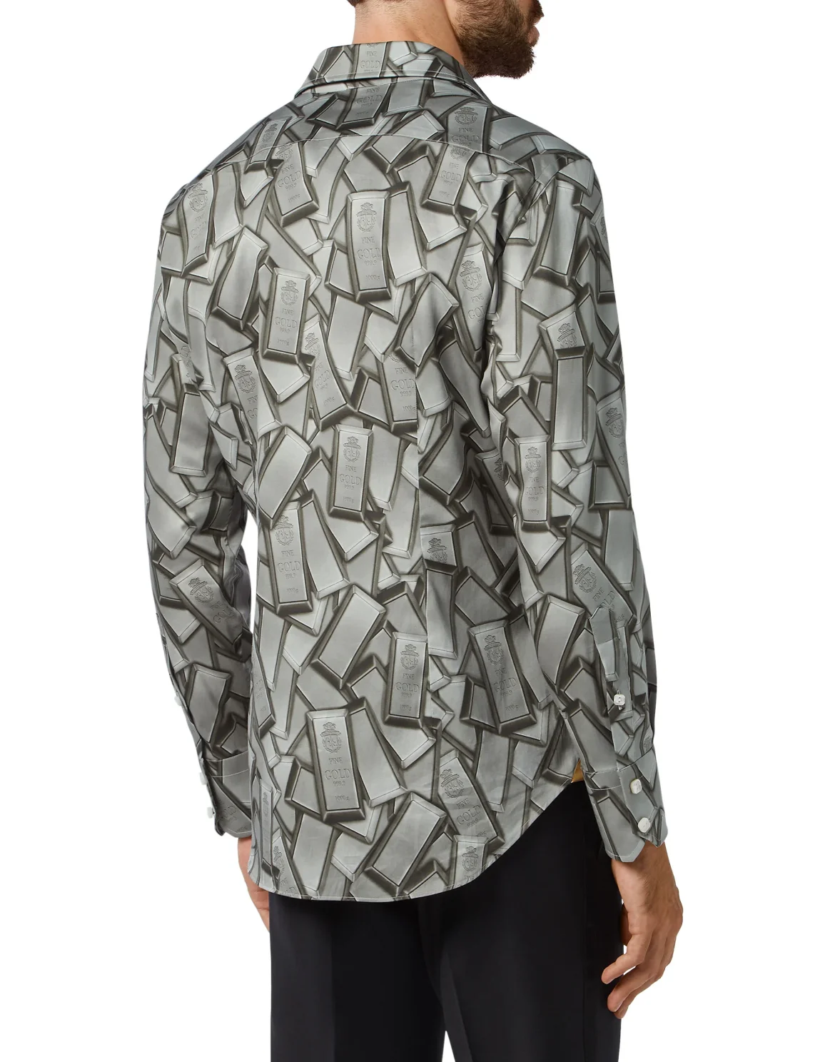 Shirt Silver Cut LS/Milano Gold, цвет: Черный