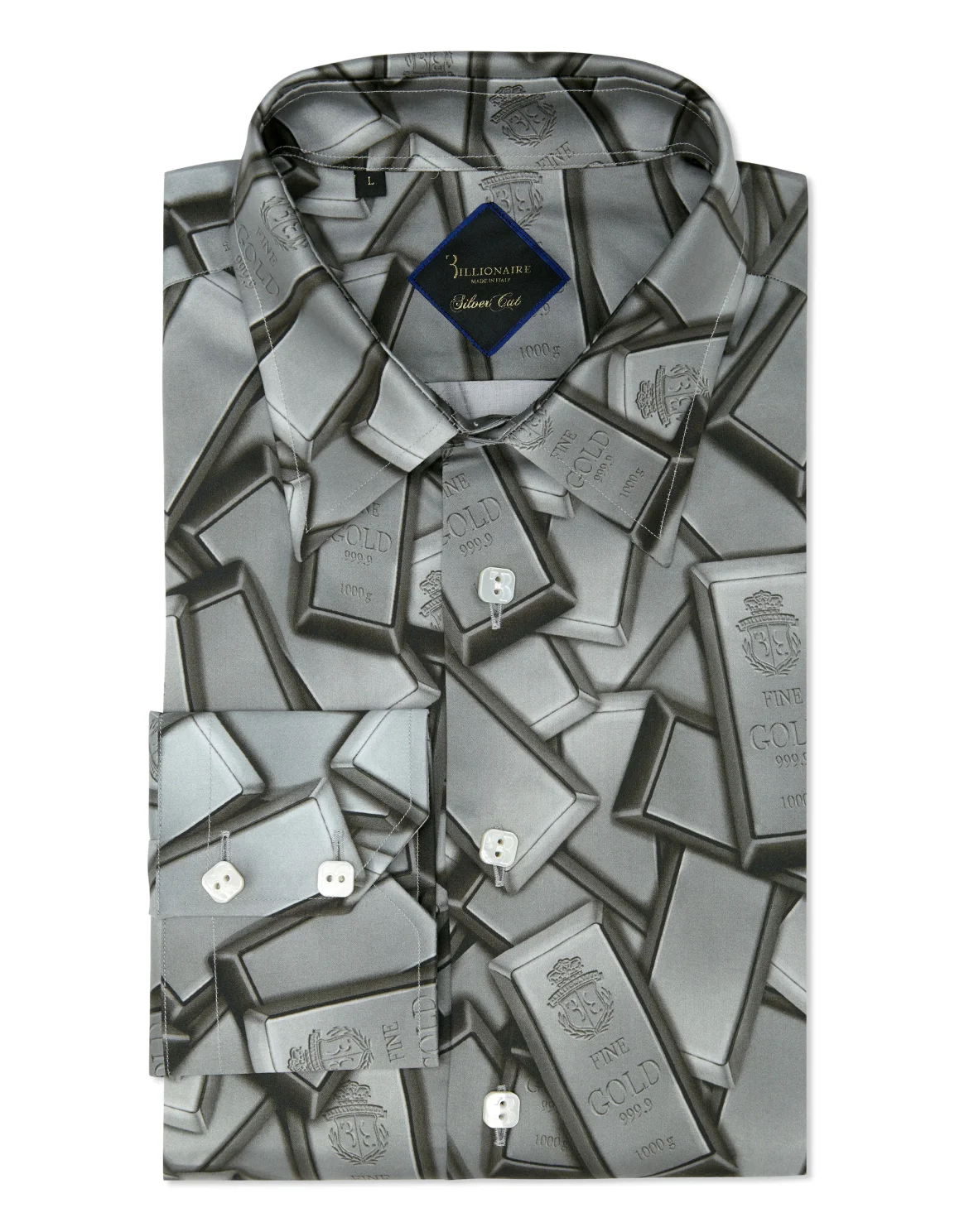 Shirt Silver Cut LS/Milano Gold, цвет: Черный