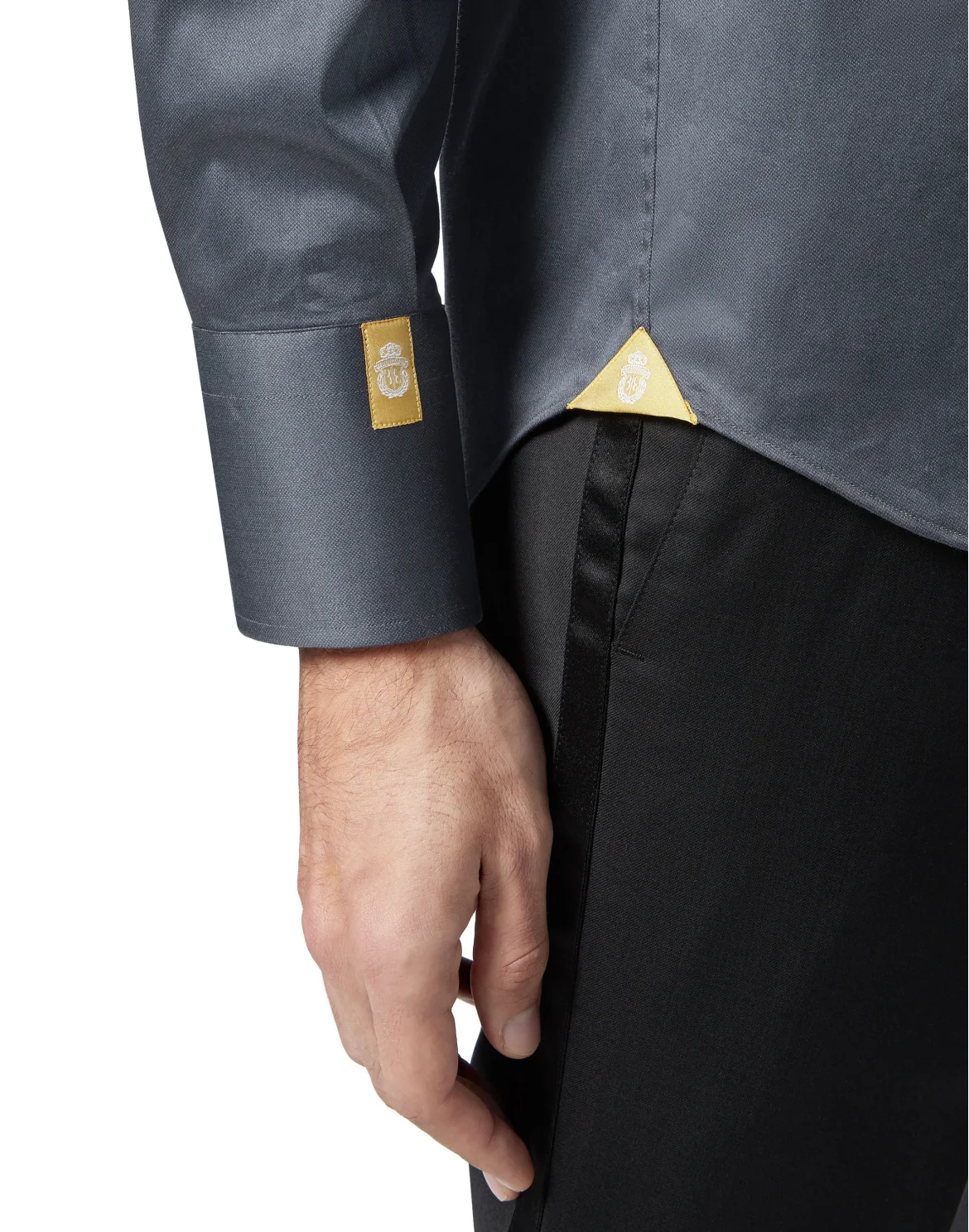 Shirt Silver Cut LS/Milano Gold, цвет: Черный