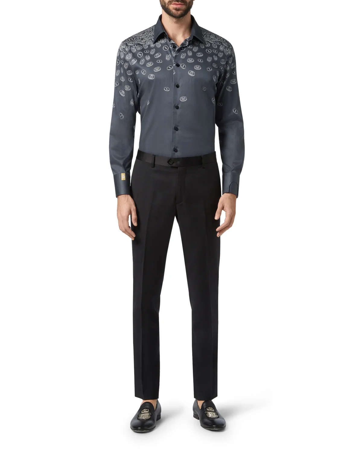 Shirt Silver Cut LS/Milano Gold, цвет: Черный