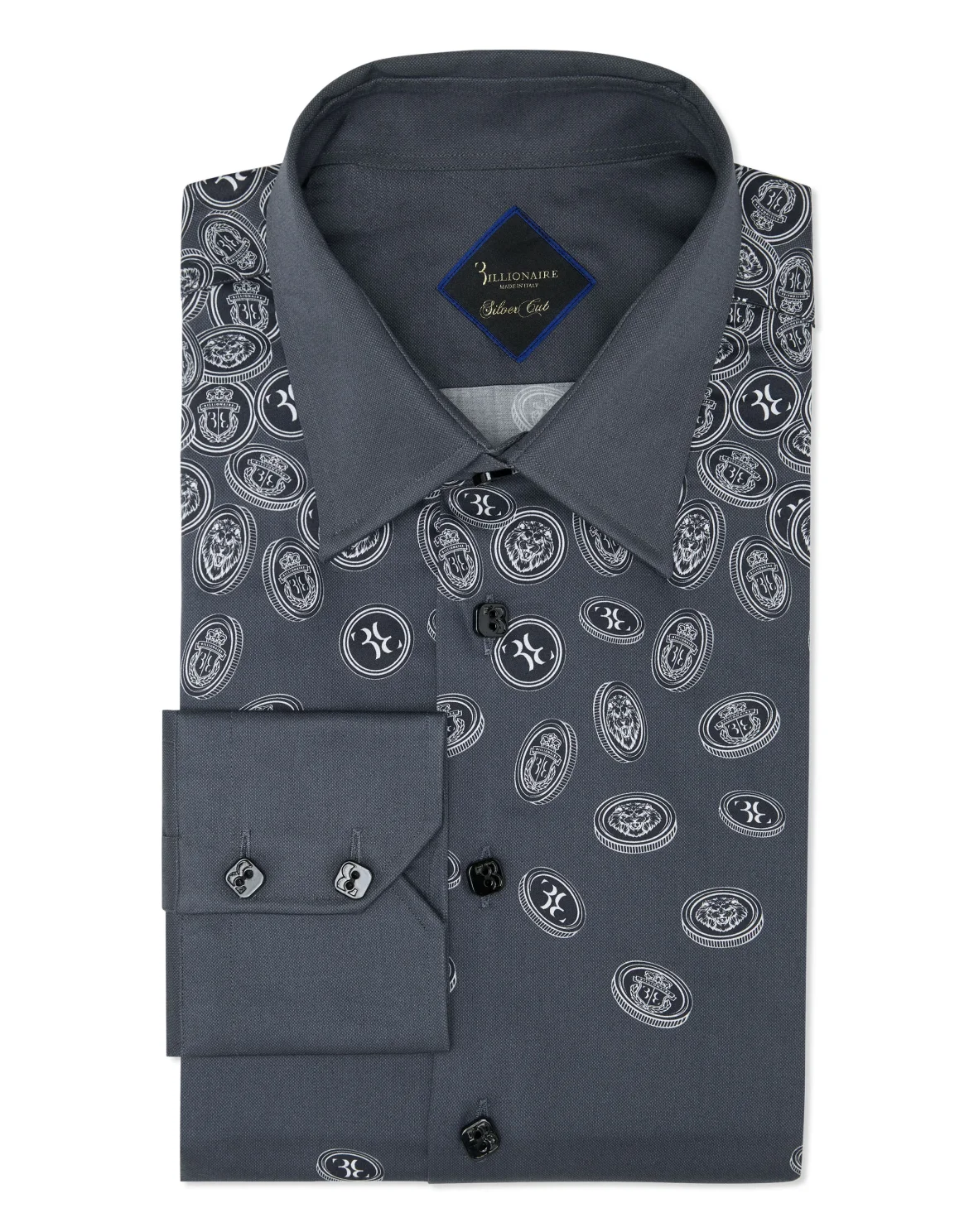 Shirt Silver Cut LS/Milano Gold, цвет: Черный
