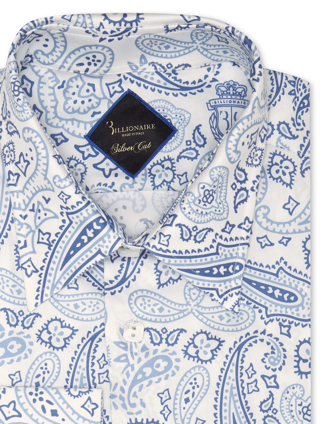 Shirt Silver Cut LS/Milano Paisley, цвет: Белый