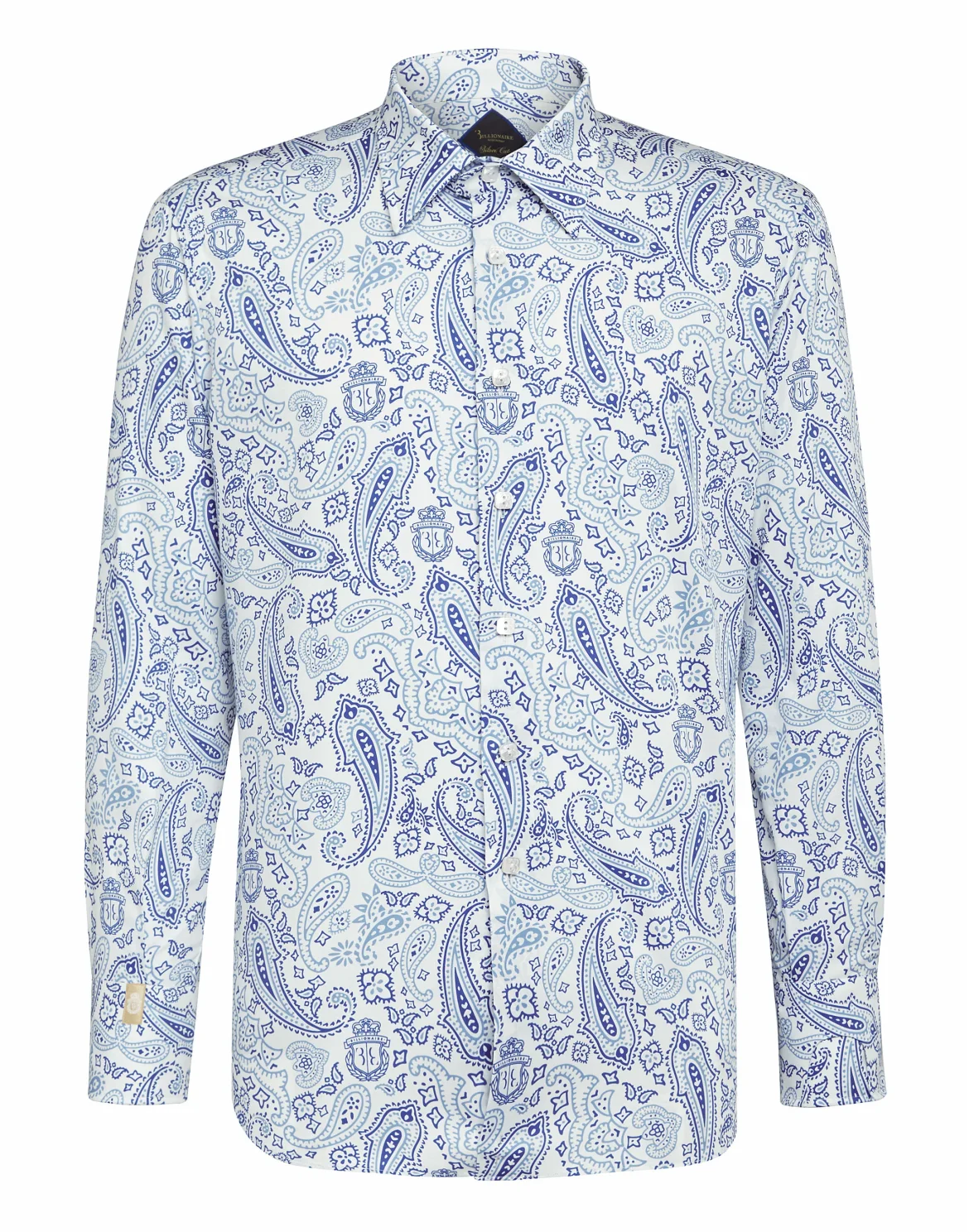 Shirt Silver Cut LS/Milano Paisley, цвет: Белый