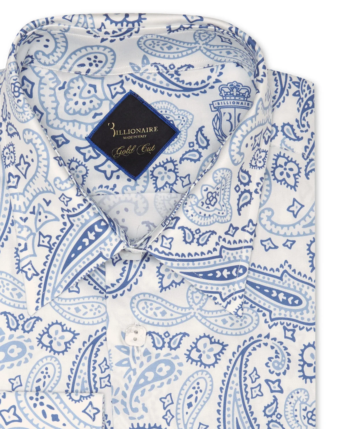 Shirt Gold Cut LS/Milano Paisley, цвет: Белый