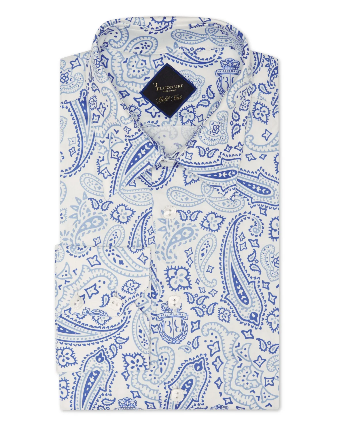 Shirt Gold Cut LS/Milano Paisley, цвет: Белый