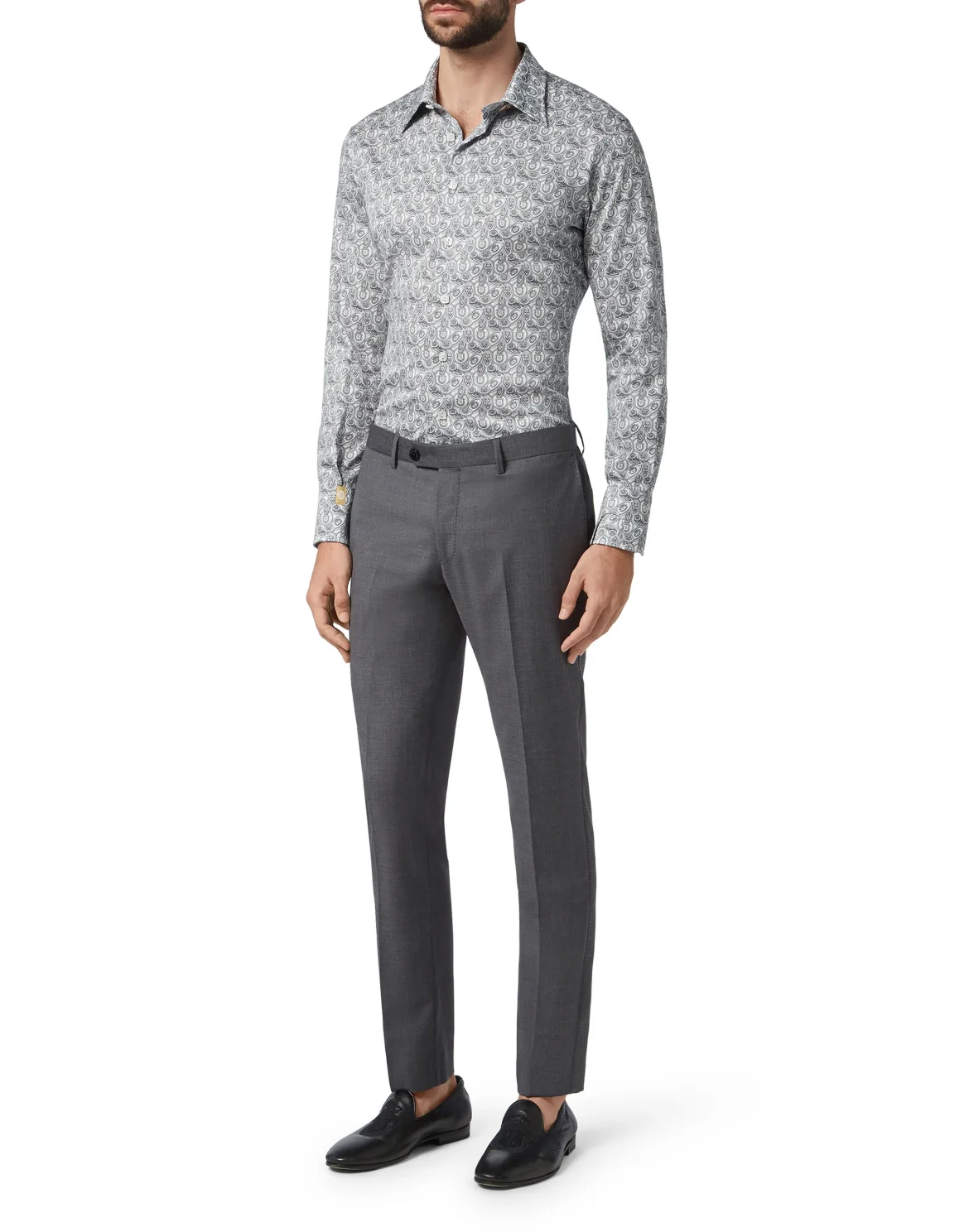 Shirt Silver Cut LS/Milano Money, цвет: Белый