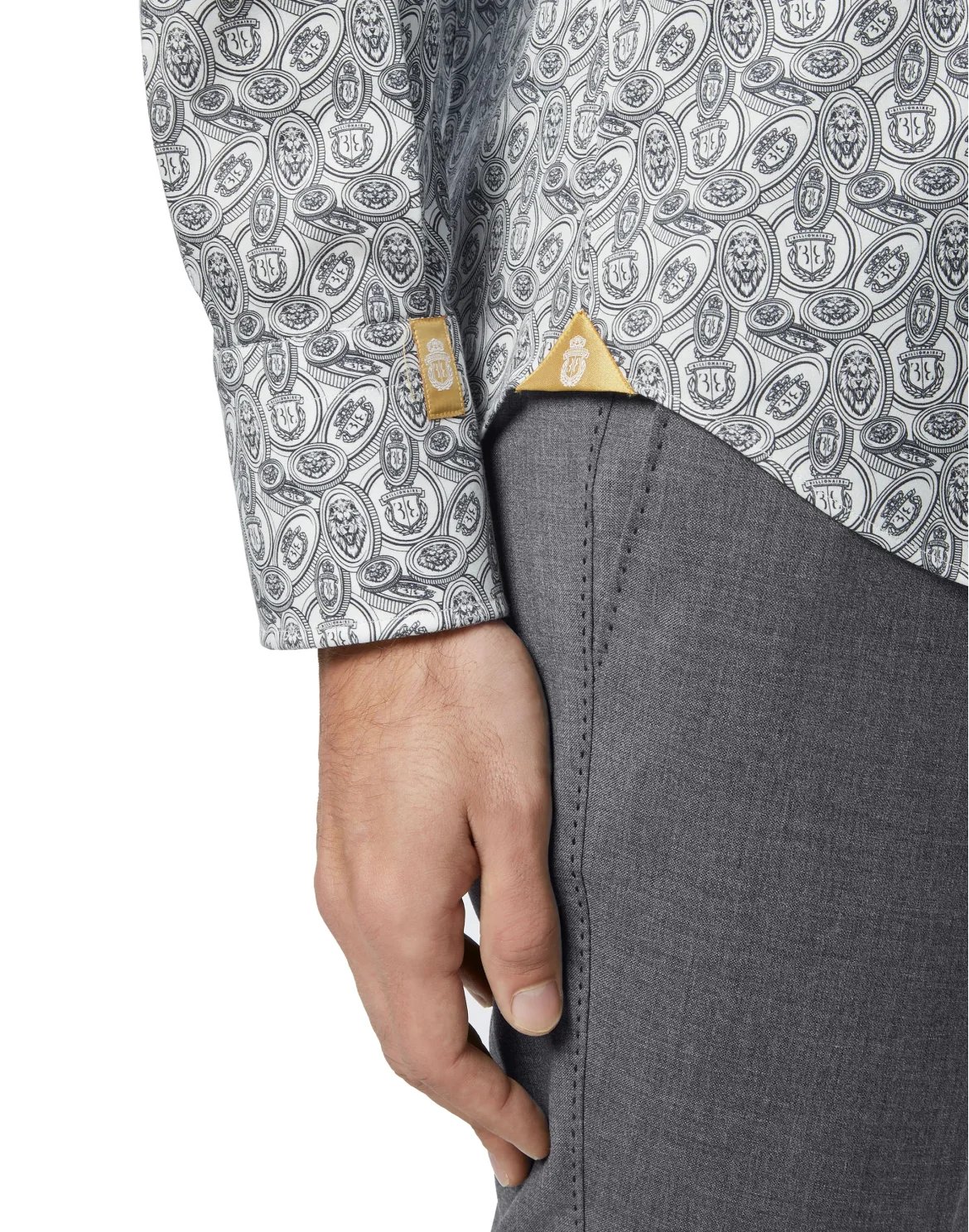 Shirt Gold Cut LS/Milano Money, цвет: Белый