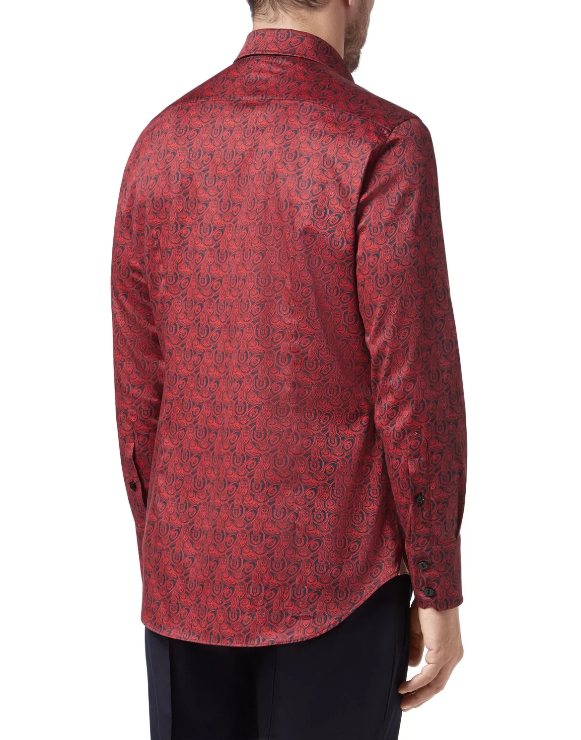 Shirt Gold Cut LS/Milano Money, цвет: Красный