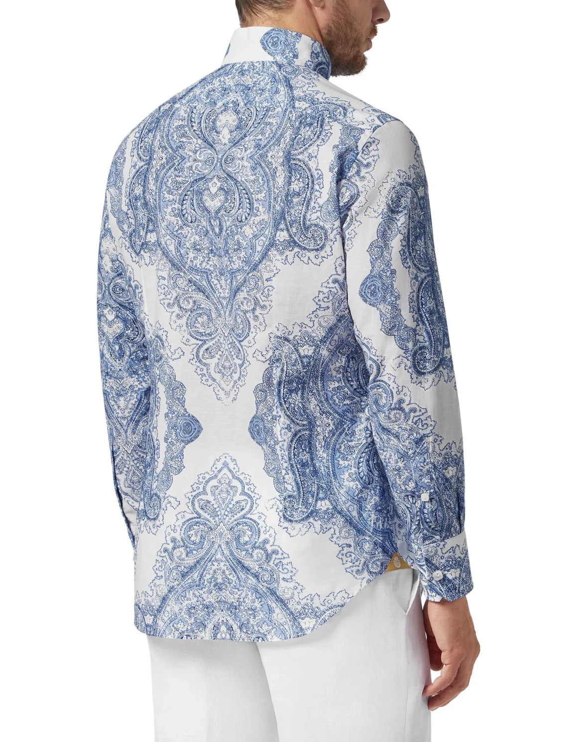 Shirt Silver Cut LS Paisley, цвет: Белый