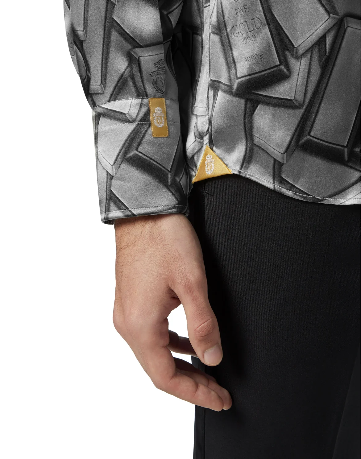 Shirt Gold Cut LS/Flavio Gold, цвет: Черный