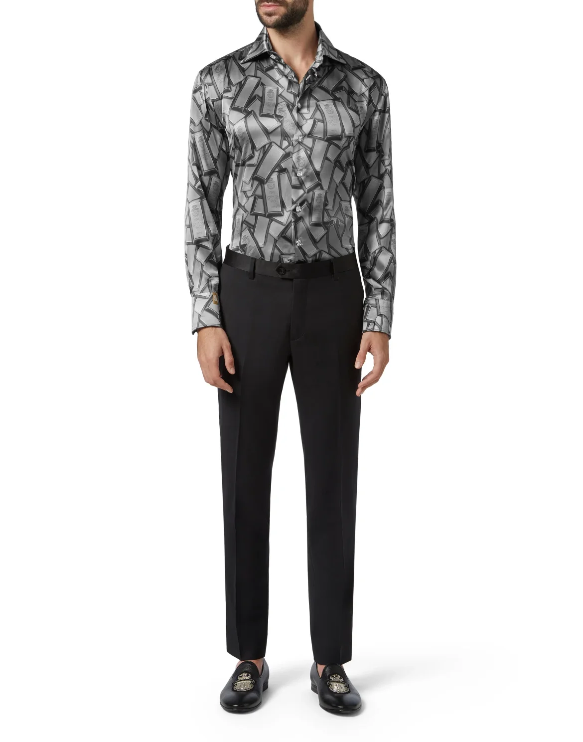 Shirt Gold Cut LS/Flavio Gold, цвет: Черный