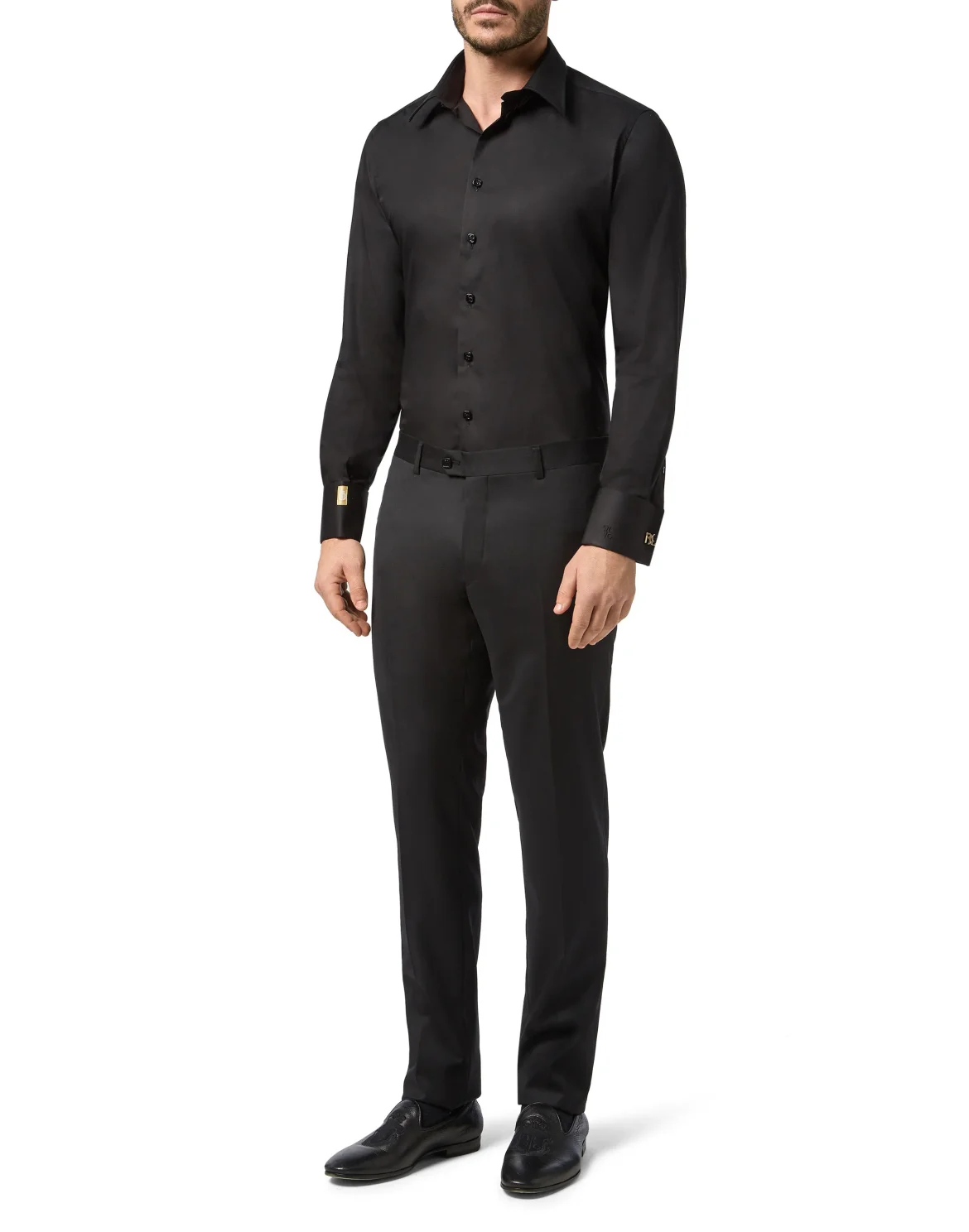 Shirt Silver Cut LS/Milano Elegant, цвет: Черный