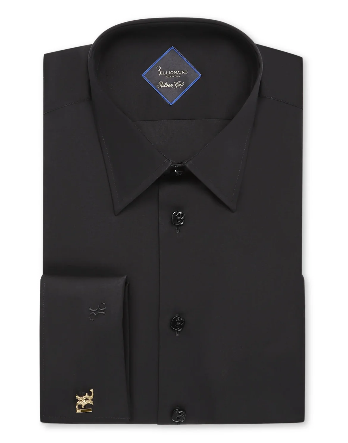 Shirt Silver Cut LS/Milano Elegant, цвет: Черный