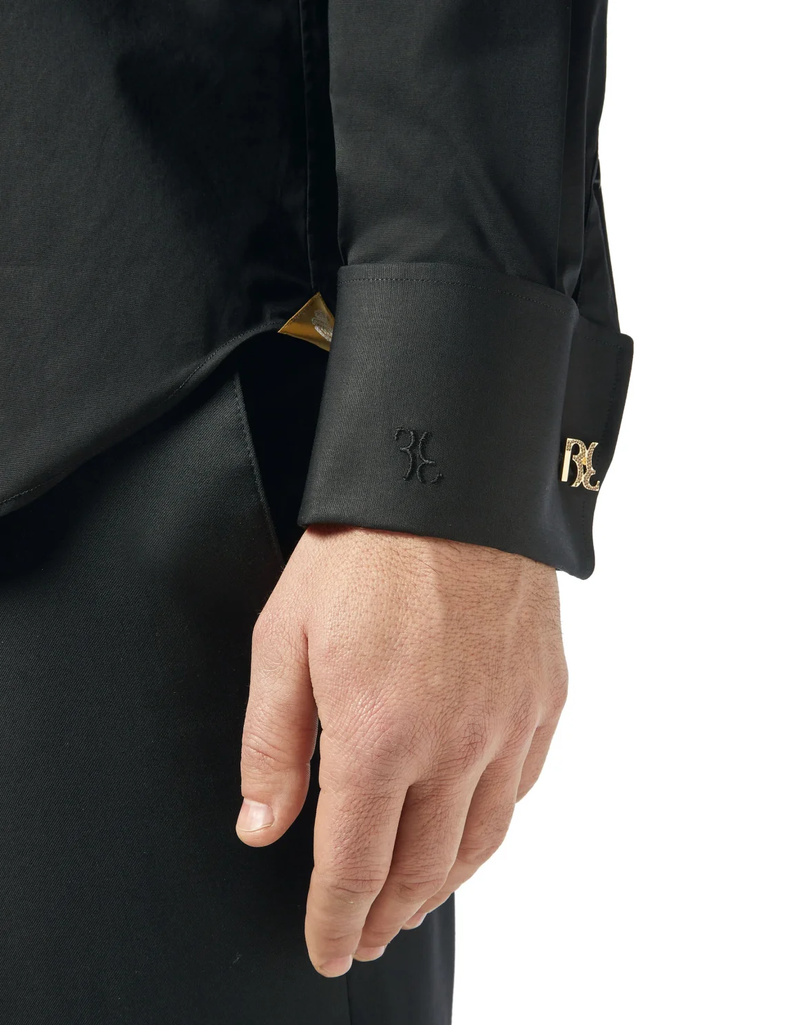 Shirt Gold Cut LS/Milano Elegant, цвет: Черный