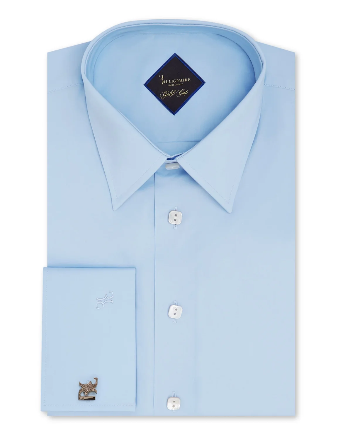 Shirt Gold Cut LS/Milano Elegant, цвет: Голубой