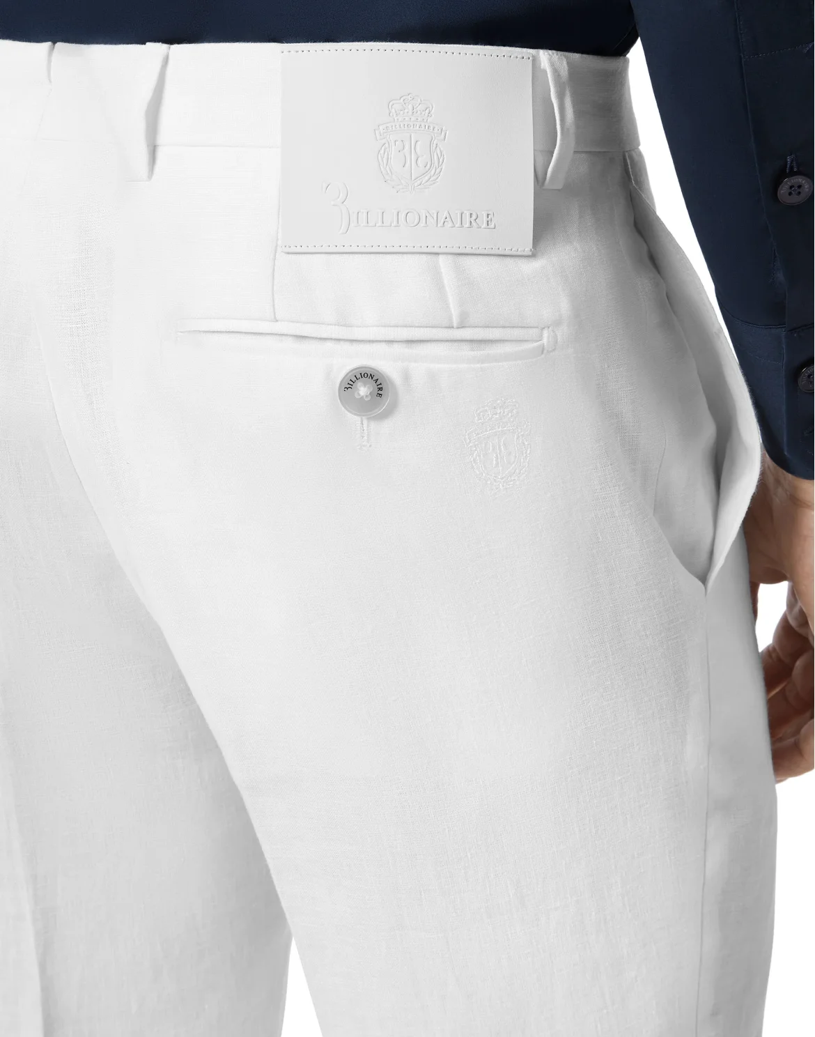 Long Trousers Regular Fit Crest, цвет: Белый