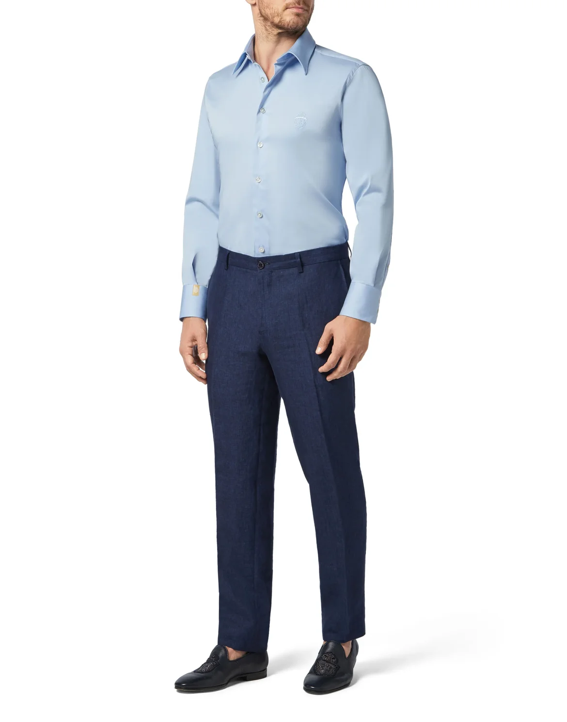 Long Trousers Regular Fit Crest, цвет: Синий