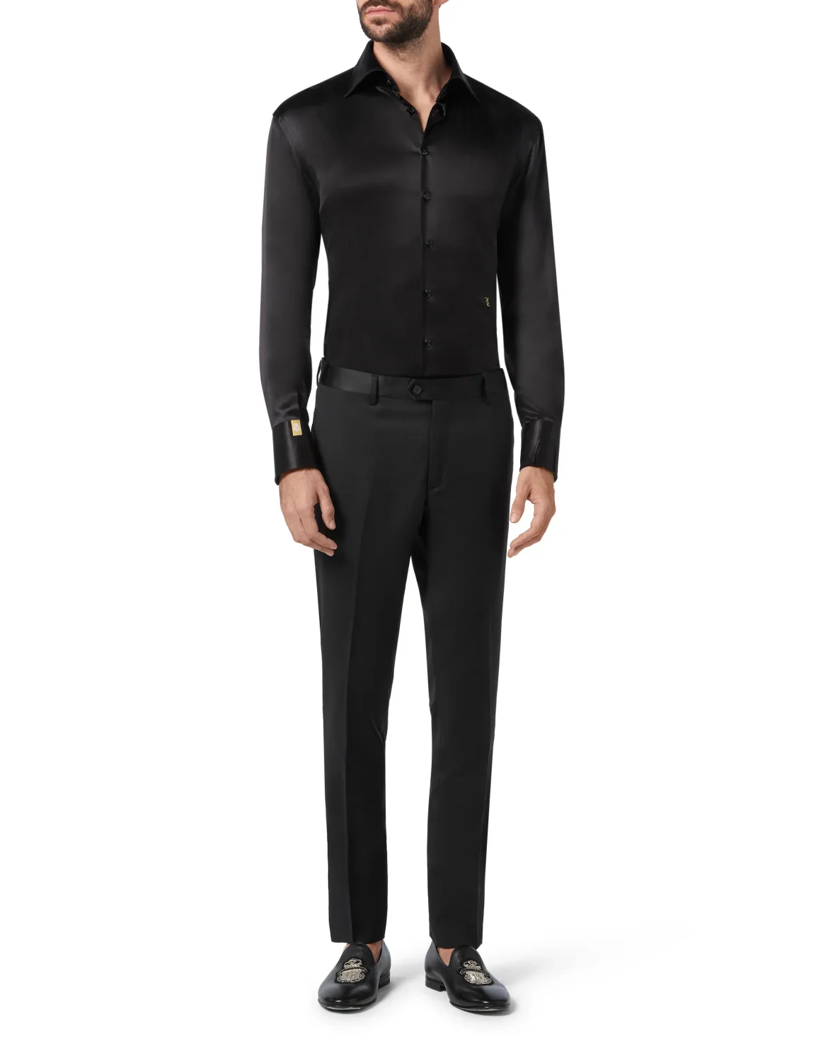 Slim Trousers Elegant, цвет: Черный